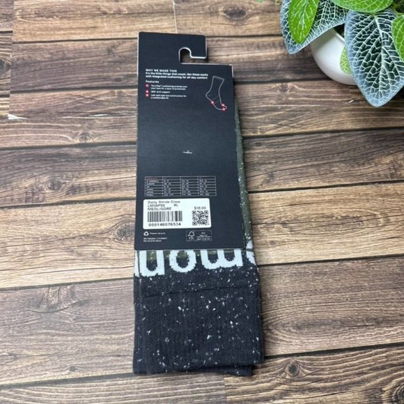 Lululemon Men's Daily Stride Crew Sock NWT Size XL (MEOL/GGRE) - Picture 7 of 10
